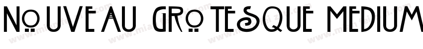 Nouveau Grotesque Medium字体转换